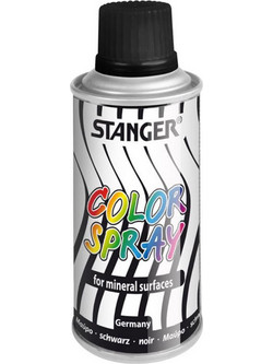 Stanger Color Spray Σπρέι Βαφής Μαύρο 150ml