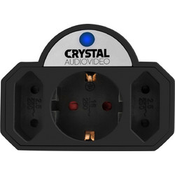 Πολύπριζο Ασφάλειας 2+1 Black