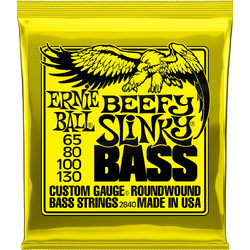 Ernie Ball 2840 Σετ 4 Χορδές Ηλεκτρικού Μπάσου Nickel Plated Steel 65-130"