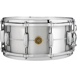 Gretsch USA Metal Shell Solid Aluminum Snare Drum - 14" x 6.5"