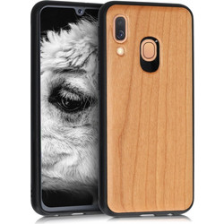 KW Back Cover Wooden Dark Brown (Galaxy A40)