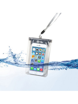 Celly Splash Bag Universal 5.7" - White (SPLASHBAGWH)