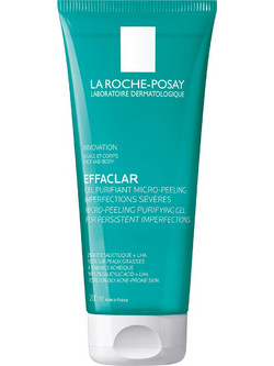 La Roche-Posay Effaclar Micro-Peeling Purifying Gel Tube Peeling Προσώπου για Μαύρα Στίγματα 200ml