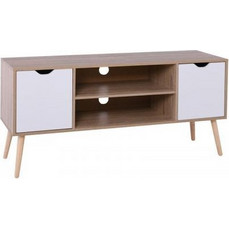 Woodwell Έπιπλο Τηλεόρασης Ξύλινο Sonoma Μ120xΠ38xΥ58cm Alina E747,1