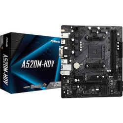 Asrock A520M-HDV Motherboard Micro ATX με AMD AM4 Socket