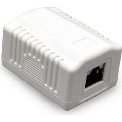 CABLEXPERT CAT5E FTP SINGLE PORT SURFACE MOUNT BOX