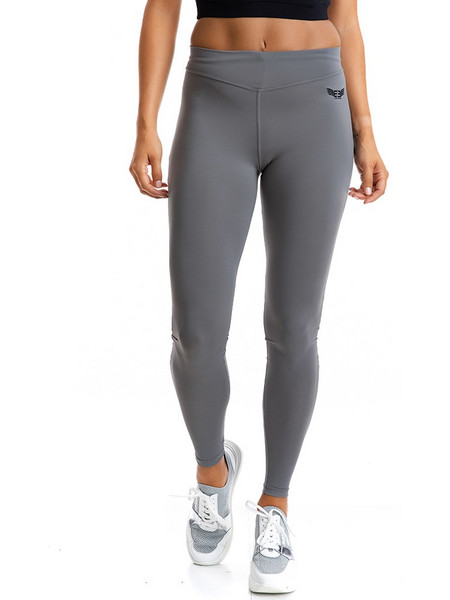 Evolution Body Γυναικείο Κολάν Μακρύ Ψηλόμεσο Γκρι 2333