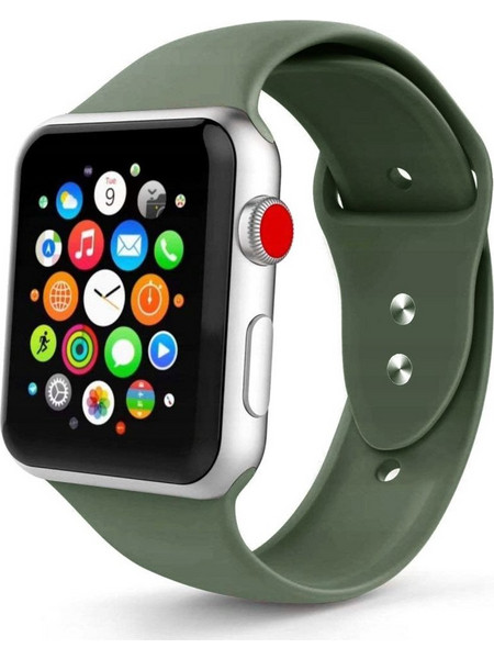 Tech-Protect Smoothband Λουράκι Σιλικόνης Green (Apple Watch 38 / 40 / 41mm)