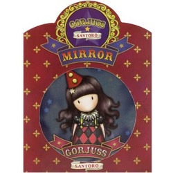 Santoro London Gorjuss Circus Pocket Mirror Καθρέπτης Τσέπης Harlequin 841GJ04