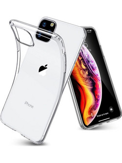 Θήκη Διαφανής Σιλικόνης Κινητού Transparent Silicone Flexible Case iPhone 11