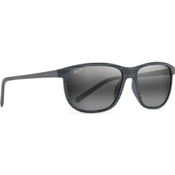 Maui Jim Dragons Teeth 811-11D Ανδρικά Γυαλιά Ηλίου Ορθογώνια Κοκάλινα Γκρι με Μαύρο Καθρέπτη Φακό
