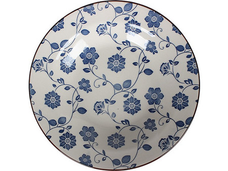 Keskor Πιάτο Βαθύ Κεραμικό 20.5cm 60262 Μπλε