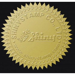 Αυτοκόλητα Shiny CS-1 40mm χρυσά