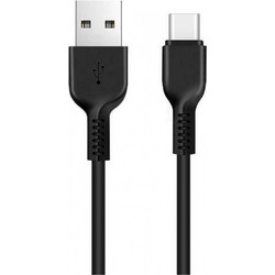 Hoco Regular USB 2.0 to micro USB Cable Μαύρο 1m (X20 Flash)