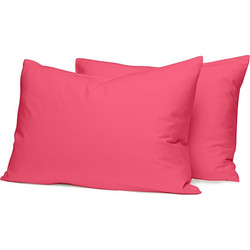Μαξιλαροθήκες 50x70 Σετ 2 Τεμ. Sunshine Home Cotton Feelings 112 Fuchsia