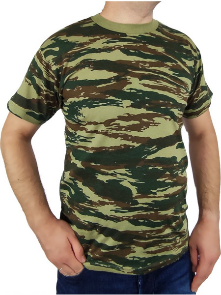 Φανέλα στρατιωτική με κοντό μανίκι