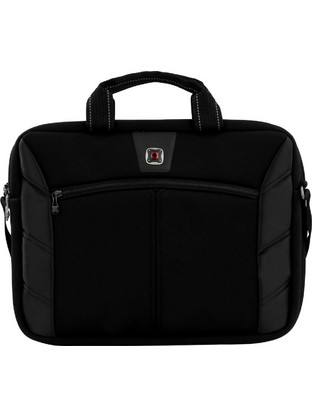 Wenger Sherpa Double SlimCase Τσάντα Laptop Ώμου 16" Black