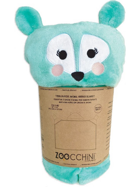 Zoocchini Fawn Κουβέρτα Αγκαλιάς Βελουτέ 91x127 Πράσινη Mint