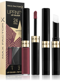 Max Factor Lipfinity Colour & Gloss 86 Superstar Set Long Lasting Liquid Κραγιόν 6ml