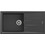 Teka Stone 60 L-TG 1C 1E Ένθετος Νεροχύτης Γρανίτη Αντιστρεφόμενος Dark Grey 100x51cm
