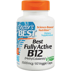 Doctor's Best Fully Active B12 1500mcg 60 Κάψουλες