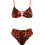 Gsecret Bikini Set Τριγωνάκι με Ενίσχυση Ψηλόμεσο Animal Print Ροζ L2506-14074