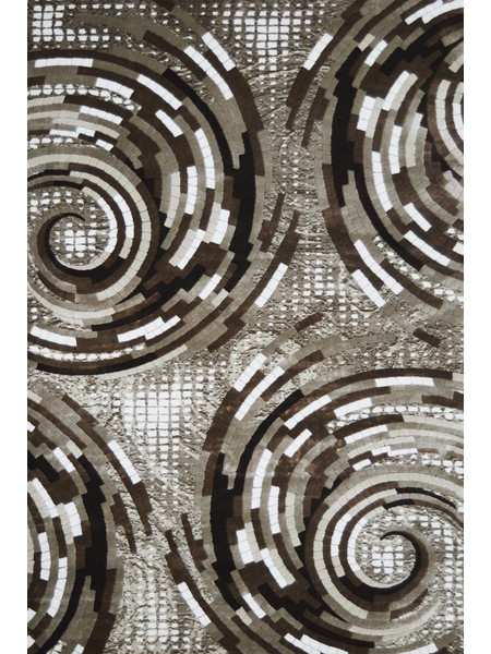 Χαλί Ορθογώνιο Shaggy 160x230cm Tango Asmin 198 Beige-Brown