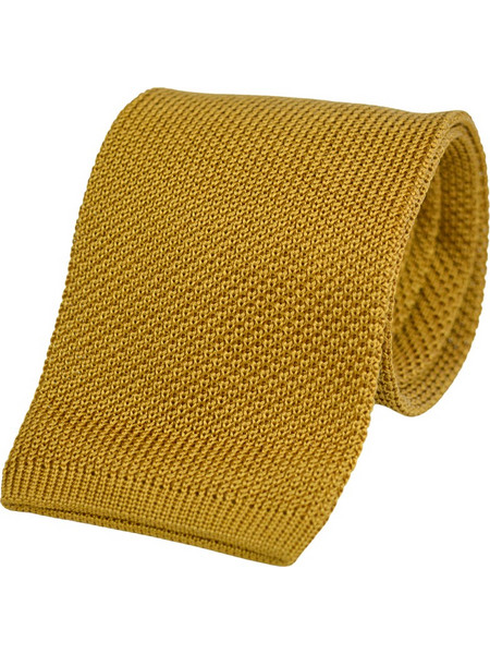 Μεταξωτή Πλεκτή Γραβάτα Κροκί, 8 cm