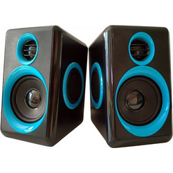 YM-165 Ηχεία Υπολογιστή 2.0 6W Black Blue