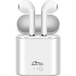 Media-Tech R-Phones Ακουστικά Bluetooth Earbud Ανθεκτικά στο Νερό White