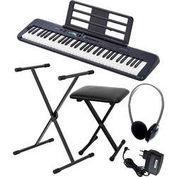 Casio CT-S200 Black Deluxe Bundle Αρμόνιο με 61 Πλήκτρα Τυπικής Αφής