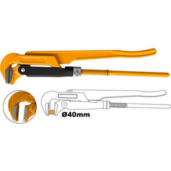 INGCO ΤΣΙΜΠΙΔΑ ΥΔΡΑΥΛΙΚΩΝ 1" 90Ο (HPW04011)
