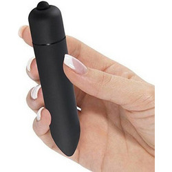 Naughty Toys Mini Vibrator Δονητής Bullet 9cm Μαύρος