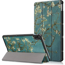 Θήκη Βιβλίο Tri-Fold με Βάση Στήριξης για Huawei MatePad 10.4 (2020) / Honor V6 - Ανθισμένα Κλαδιά