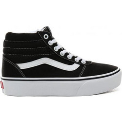 Vans Γυναικεία Sneakers Flatforms Μποτάκια Μαύρα VN0A4BUC1WX