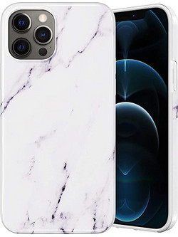 Marble TPU Θήκη iPhone 12 Pro Max 6.7 - White