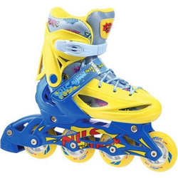 Nils Extreme Inline Αυξομειούμενα Rollers Παιδικά Μπλε Κίτρινα NH1105