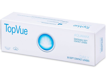 TopVue Daily Ημερήσιοι Φακοί Επαφής Υδρογέλης με Φίλτρο UV 30τμχ