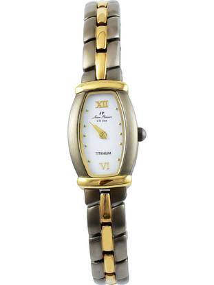 Jean Perrier Swiss Stainless Steel Γυναικείο Ρολόι με Χρυσό Μεταλλικό Μπρασελέ JP4745