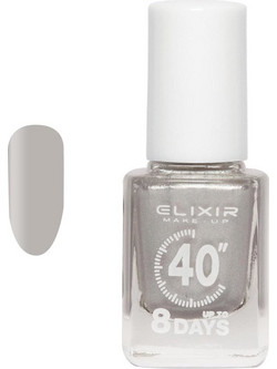 Elixir Up To 8 Days 115 Silver Gloss Βερνίκι Νυχιών Μακράς Διαρκείας 13ml