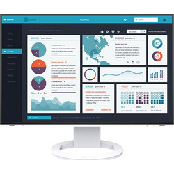 Eizo FlexScan EV2495-WT IPS Monitor 24.1" 1920x1200 FHD 75Hz 5ms