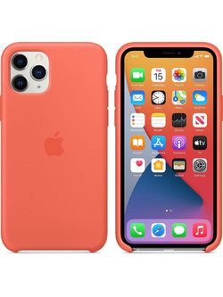 Apple Silicone Case Clementine Orange (iPhone 11 Pro)
