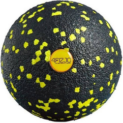 4FIZJO Lacrosse Μπάλα Μασάζ (8cm) Κίτρινο - Μαύρο - 1240