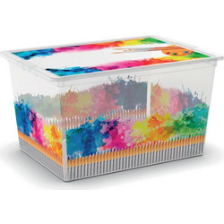 Κουτί Αποθήκευσης Πλαστικό C-Box Colours Arty ΧL 50lt Kis 55x38,5x30,5υψ 26.21017