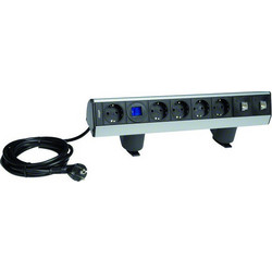 Πολύπριζο Γραφείου 5 Σούκο + 1 Διακόπτης + 2 RJ45