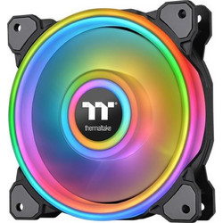 Thermaltake Riing Quad 12 Radiator Fan TT Premium Edition Case Fan 120mm RGB με Σύνδεση 9-Pin (USB 2.0) Black