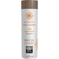 Shiatsu Edible Green Tea & Tangerine Luxury Body Oil 75ml