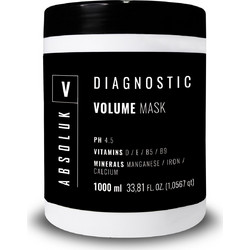 Absoluk Volume Μάσκα Μαλλιών για Όγκο για Λεπτά Μαλλιά 1lt
