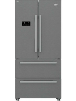 Beko GNE60531XN Ψυγείο Ντουλάπα 539lt No Frost Υ182xΠ84xΒ77cm Inox
