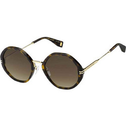 Marc Jacobs MARC1003/S WR9/HA Γυναικεία Γυαλιά Ηλίου Στρογγυλά Κοκάλινα Καφέ με Καφέ Degradee Φακό